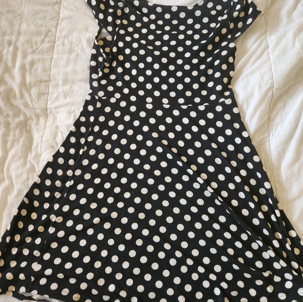 Sourpuss Clothing Polkadot Vavaboom dress